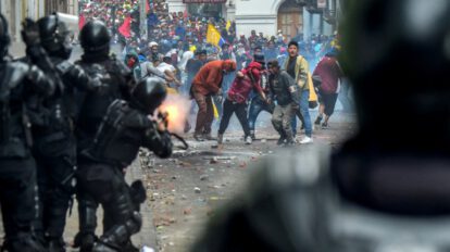 Violencia contra menores en Ecuador durante las protestas