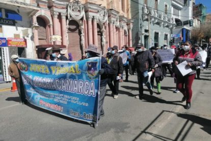 Proyecto de asfaltado en Japo Machacamarca