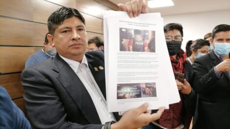 Rolando Cuéllar denuncia carta falsa del MAS