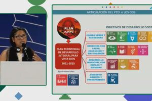 Foro Urbano Mundial: Eva Copa presenta el Plan Ajayu