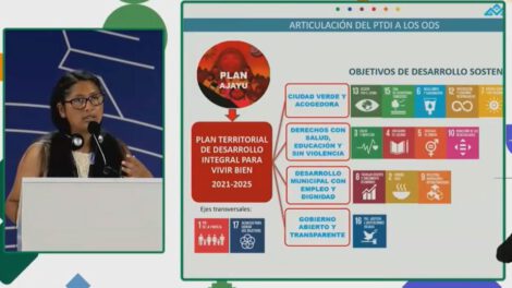 Foro Urbano Mundial: Eva Copa presenta el Plan Ajayu