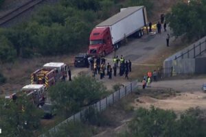 Sobrevivientes del camión de Texas