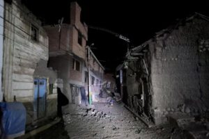 Deslizamiento en Huari afecta 150 viviendas