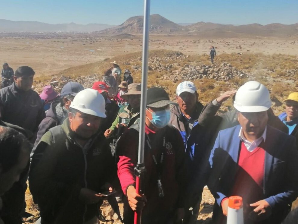 Inspección del radio urbano para el Censo 2022 en Oruro