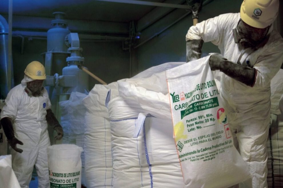 Planta Industrial de Carbonato de Litio en Bolivia