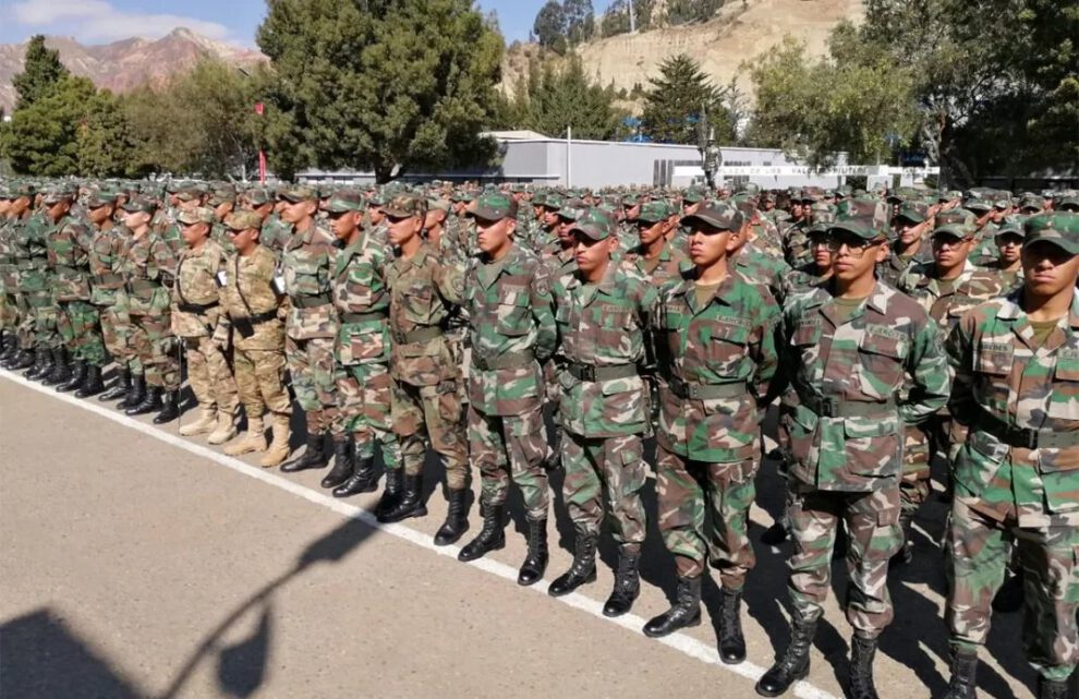 Reclutamiento servicio militar obligatorio en Bolivia