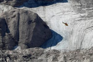 Desprendimiento de glaciar en Italia