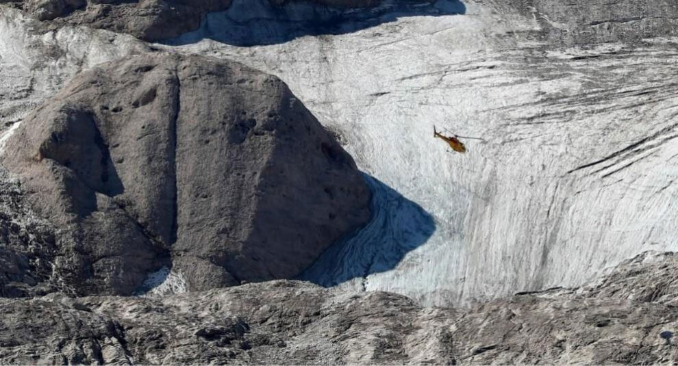 Desprendimiento de glaciar en Italia