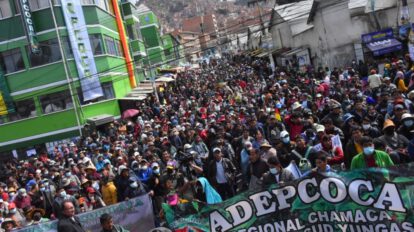 Adepcoca cierra mercado de coca en La Paz