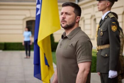 Volodimir Zelensky denuncia Rusia lanzando misiles desde Bielorrusia