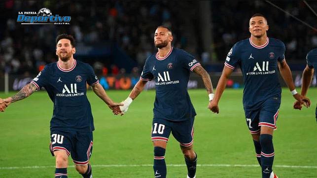 PSG tridente Messi Neymar Mbappé