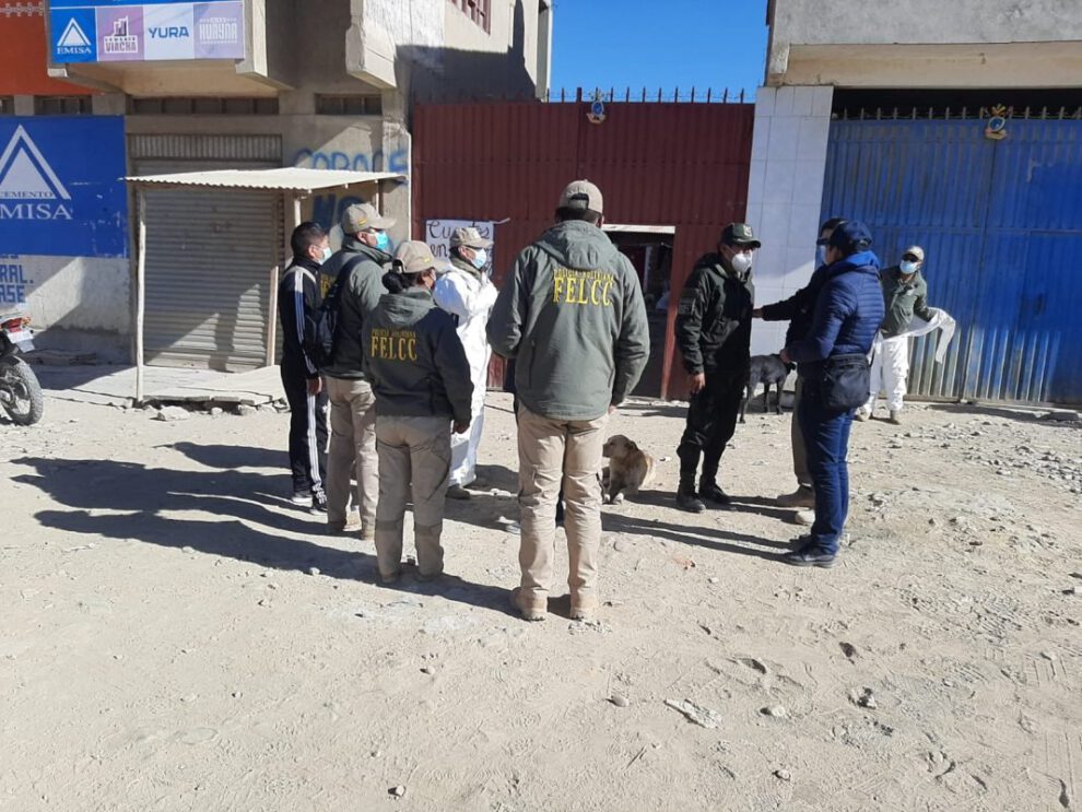 Banda criminal aprehendida en Oruro