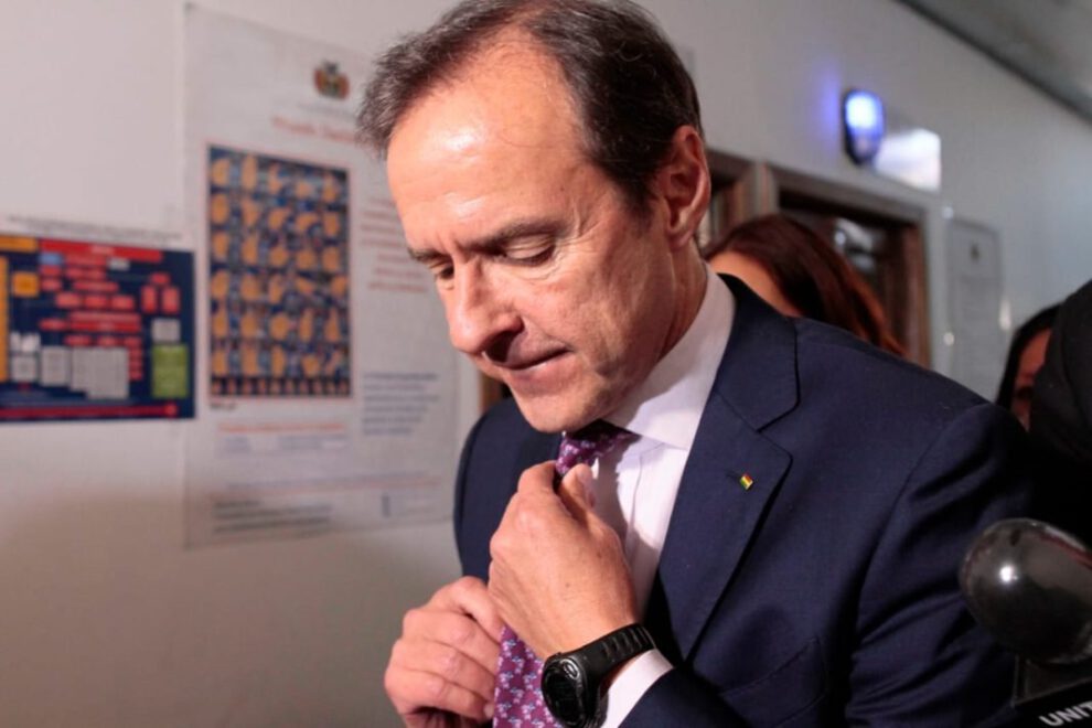 Tuto Quiroga declara en la Fiscalía de La Paz por el caso Golpe de Estado I