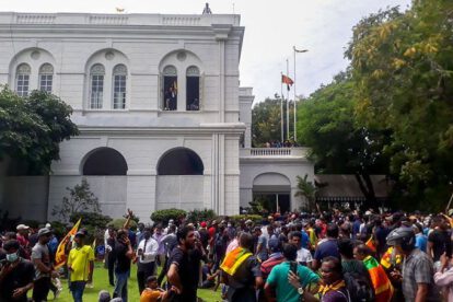 Crisis en Sri Lanka: manifestantes toman el palacio presidencial