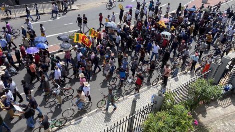Crisis en Sri Lanka por bloqueo de alimentos de Rusia