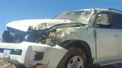 Accidente de tránsito Alcalde Wilcarani en carretera Oruro-La Paz