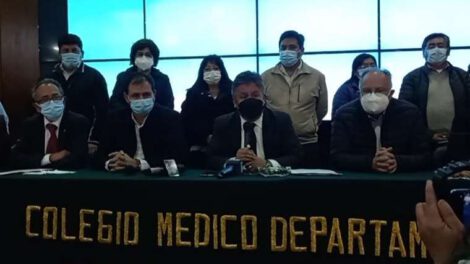Marcha por justicia imparcial convocada por el Consejo Nacional de Salud