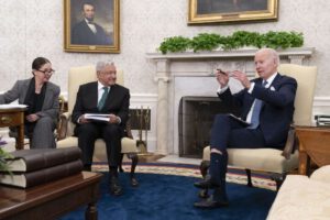 Demandas migratorias de López Obrador en reunión con Biden