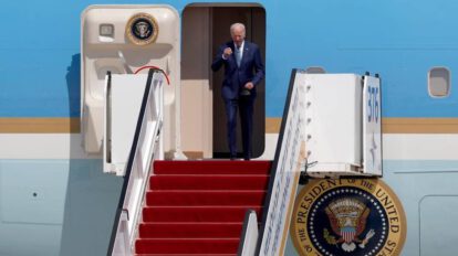 Joe Biden en Israel durante su primera gira por Medio Oriente