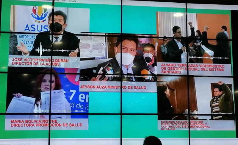 Complot contra Larrea en audio presentado a la Fiscalía