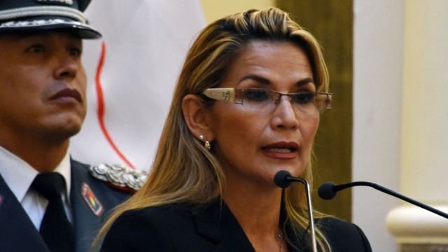La expresidente Jeanine Áñez en el caso EBA