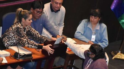 Votación de los legisladores para escoger un Defensor del Pueblo