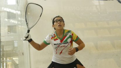 Angélica Barrios bronce ráquetbol
