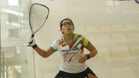 Angélica Barrios bronce ráquetbol