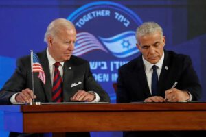 Acuerdo de seguridad entre EE.UU. e Israel para impedir a Irán adquiera armas nucleares