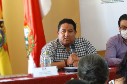 Demanda cruceña de presupuesto por el viceministro de Planificación David Guachalla