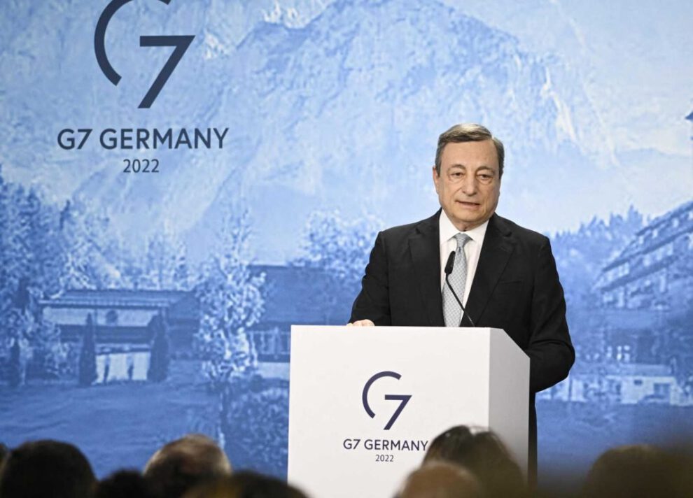Crisis del Gobierno de Italia liderado por Mario Draghi