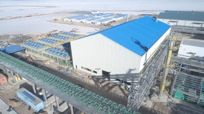 YLB cloruro de potasio en la Planta de Cloruro de Potasio en Llipi