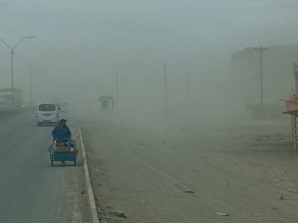 Alerta naranja vientos fuertes en Oruro