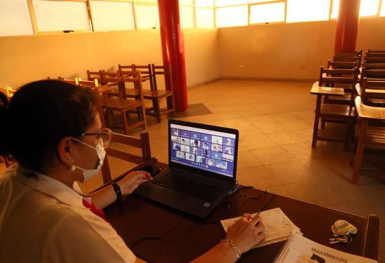 Clases a distancia en Bolivia debido a Covid-19