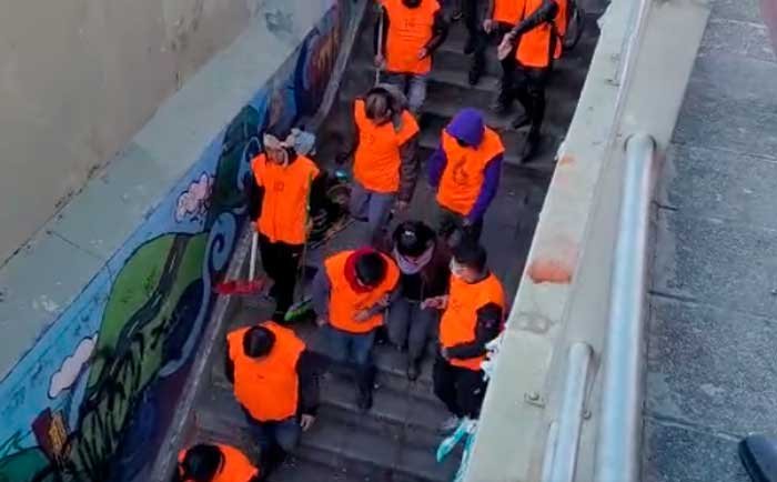 Trabajo comunitario en La Paz tras infracción de la Ley 259