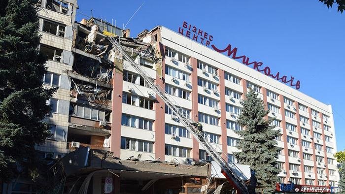 Ataque a Mykolaiv con misiles S-300