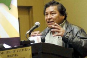 El exviceministro de Descolonización y Despatriarcalización, Félix Cárdenas