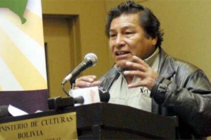 El exviceministro de Descolonización y Despatriarcalización, Félix Cárdenas