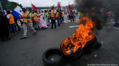 Protestas en Panamá contra el alza del precio de los combustibles