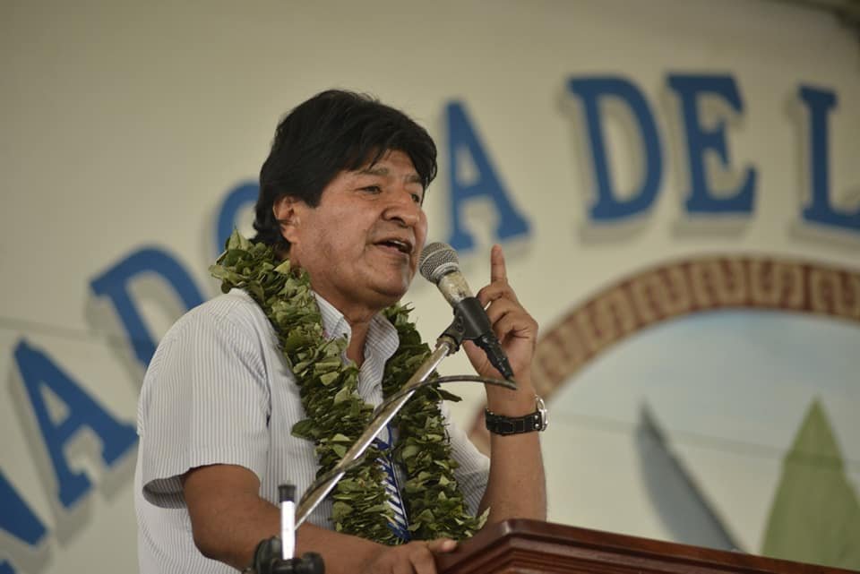 Evo Morales roscas MAS en un discurso pasado