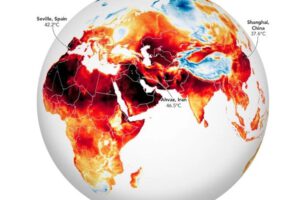 Olas de calor según la Organización Meteorológica Mundial