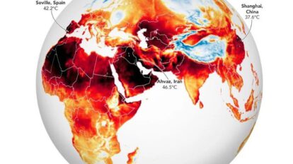 Olas de calor según la Organización Meteorológica Mundial