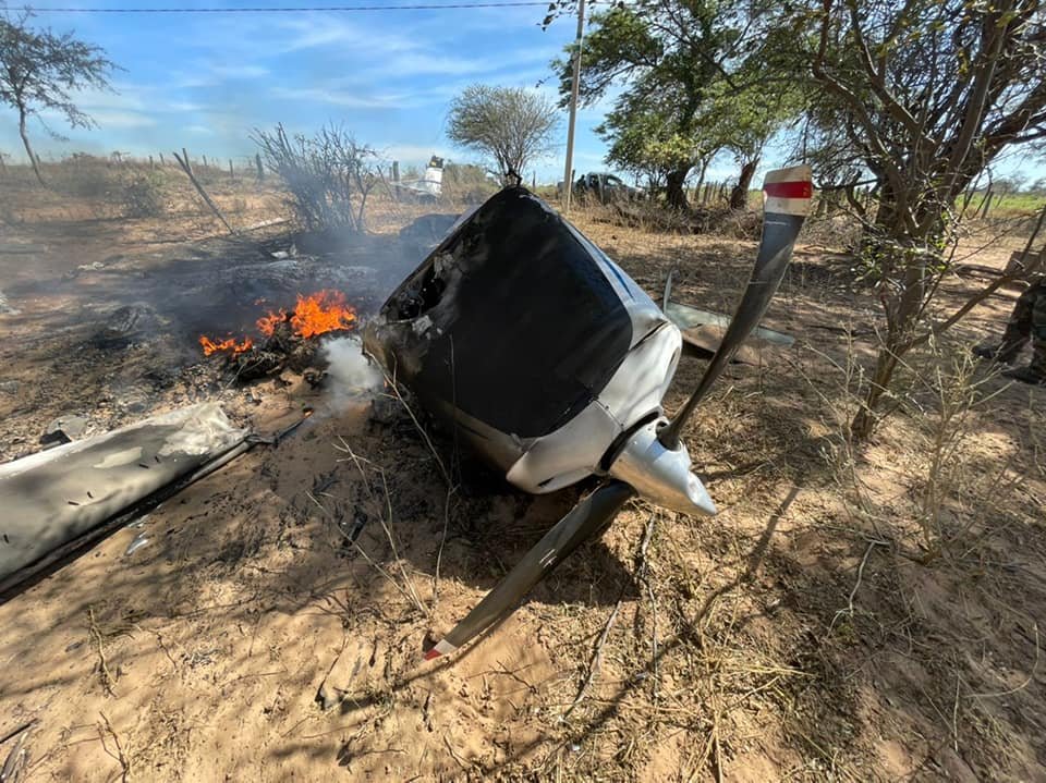 Avioneta con droga estrellada en Santa Cruz