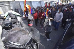 Hechos de violencia en La Paz