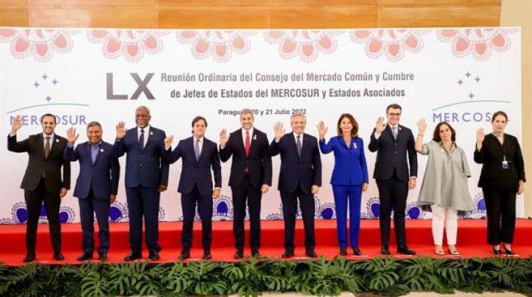 Cumbre de jefes de Estado del Mercosur en Paraguay