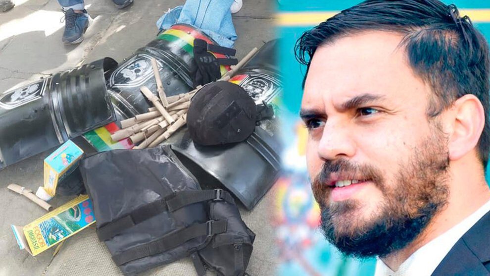 Detenciones en La Paz justificadas por el ministro Eduardo del Castillo