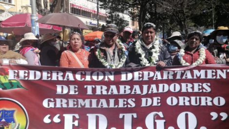 Gremiales de Oruro rechazan a exdirigente Abdón Véliz