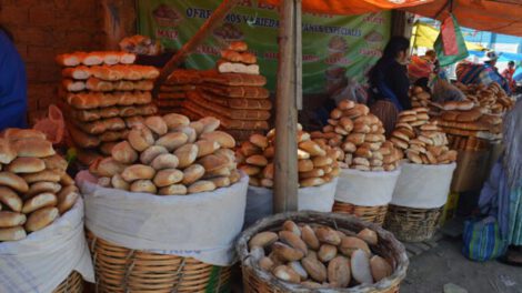 Paro nacional panificadores en Oruro