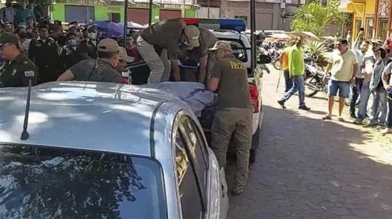 Policía acribillado en Cobija
