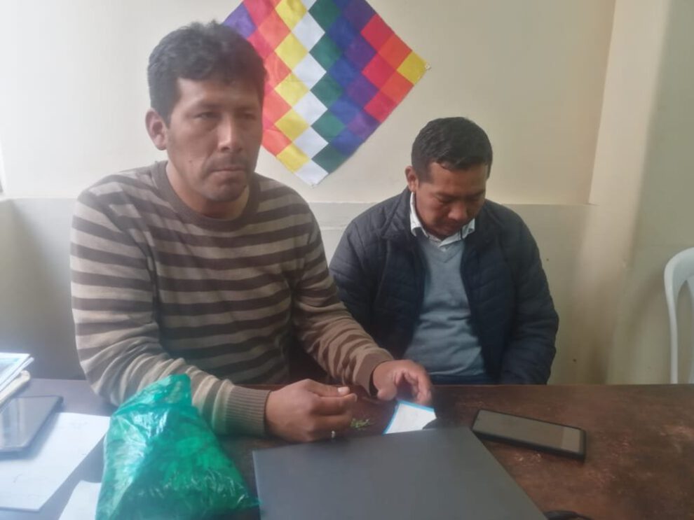 billetera móvil en el contexto de la protesta de campesinos en Bolivia